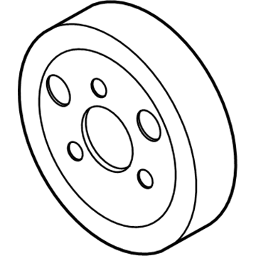 Ford HJ5Z-8509-A Pulley - Water Pump