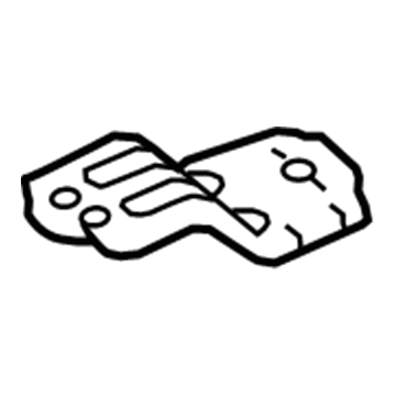Ford 8A8Z-5084-A Suspension Crossmember Mount Bracket, Rear Passenger Side 8A8Z-5084-A Ford Suspension Crossmember Mount Bracket, Rear Passenger Side Illustration 1 of 1