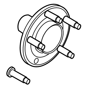 Ford 6L8Z-1109-BA Hub Assembly - Wheel