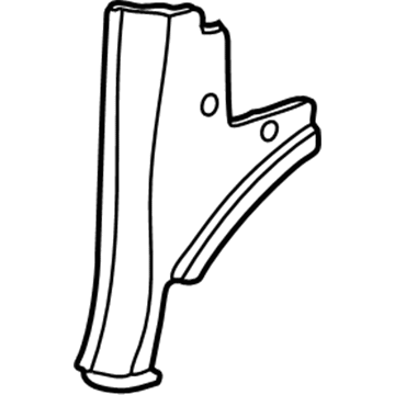 Ford F7UZ-1502344-AAA Panel - Cowl Side Trim