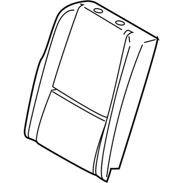 Ford 9T1Z-1766600-EA Cover Assembly - Rear Seat Back