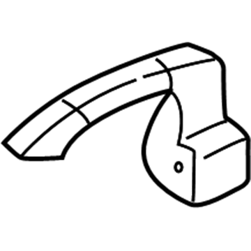 Ford YS4Z-18C420-EA Duct - Heater Outlet