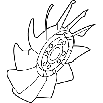 Ford 7L1Z-8A616-A Clutch Assembly - Fan