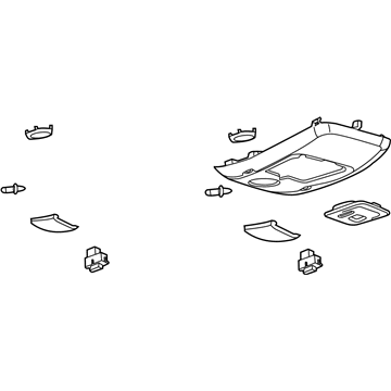 Ford 7L2Z-78519A70-MA Console Assembly - Overhead