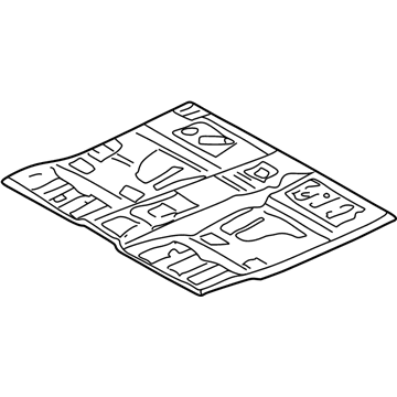 Ford 5L8Z-7811135-AA Pan Assembly - Floor Front