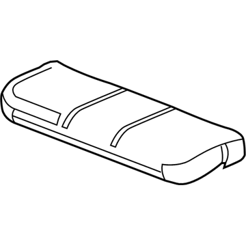 Ford 8C3Z-2663804-GA Cover Assembly - Rear Seat