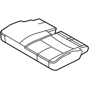 Lincoln BE9Z-7463805-DA Cover Assembly - Rear Seat Cushion