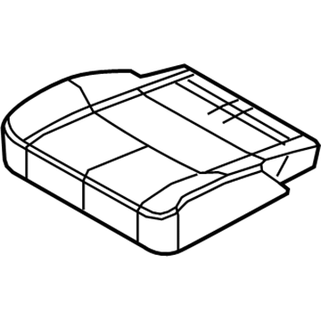 Lincoln BE9Z-7463804-DA Cover Assembly - Rear Seat Cushion