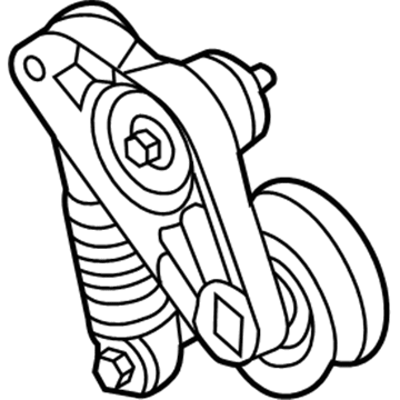 Ford BB5Z-6A228-A Pulley Assembly - Tension