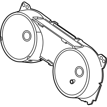 Ford AR3Z-10890-B Mask - Fuel And Temperature Gauge