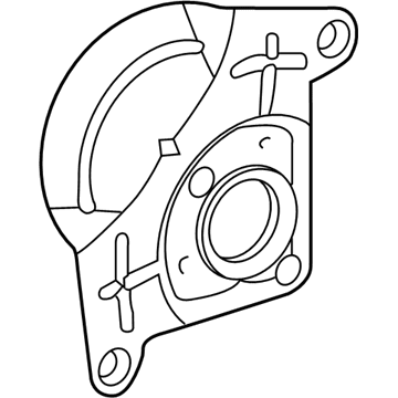 Ford F-250 Backing Plate - 2L3Z-2K004-AA