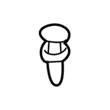 Ford -W705436-S300 Rivet - Plastic
