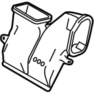 9L3Z-19B680-B Ford Center Duct Illustration 1 of 1
