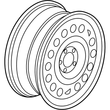 Ford DT1Z-1007-G Wheel Assembly