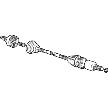 Ford 1W6Z-4K138-AA Shaft Assembly