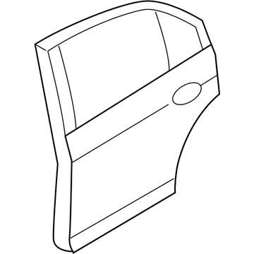 Ford 9E5Z-5424630-A Door Assembly - Rear - Left