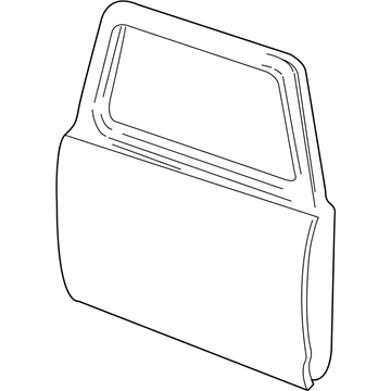 Ford F87Z7824630AA Door Assembly - Rear Less Handle