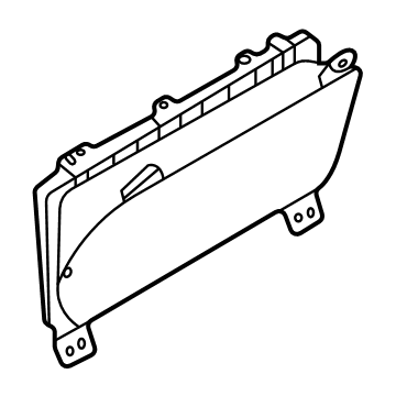 Ford ML3Z-10890-A Mask - Fuel And Temperature Gauge