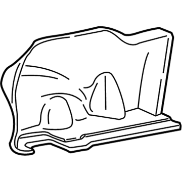 Ford F4ZZ-6345423-ABC Carpet - Rear Quarter Panel