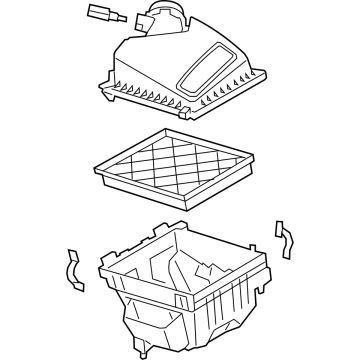 Ford JX6Z-9600-H Cleaner Assembly - Air