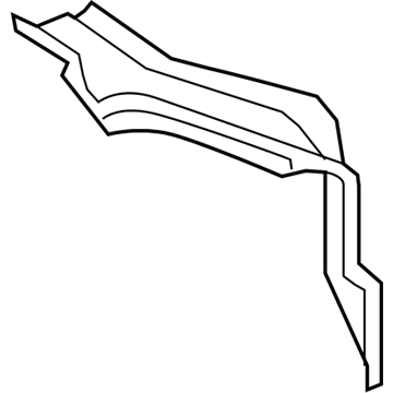 Lincoln 9T4Z-7441020-A Reinforcement - Roof Rail