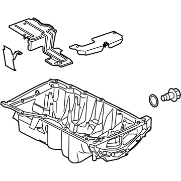 Ford CJ5Z-6675-G Pan Assembly - Engine Oil