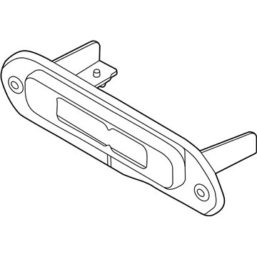 Ford CT4Z-12A659-A PCM Bracket CT4Z-12A659-A Ford PCM Bracket Illustration 1 of 1