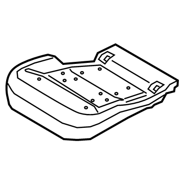 Lincoln LC5Z-7863840-A Pad - Rear Seat Cushion