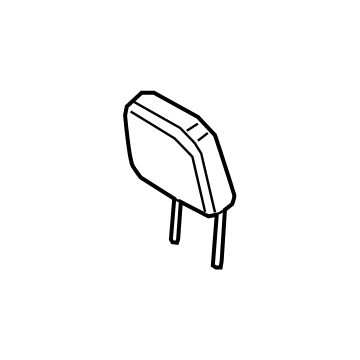 Lincoln LC5Z-78611A08-AG Headrest - Cover And Pad