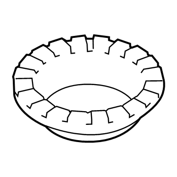 Lincoln DG9Z-5586-A Antisqueak - Rear Spring