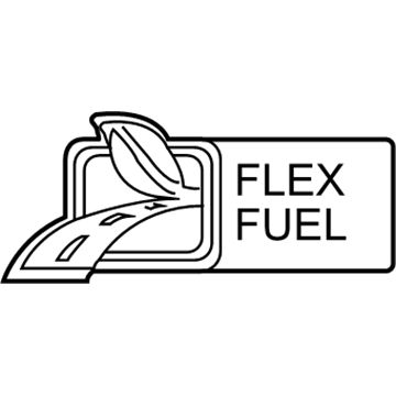 Ford BE5Z-9942528-B Name Plate