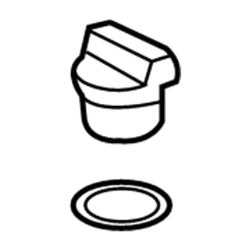 Ford F2GZ-6766-A Cap Assembly - Oil Filler