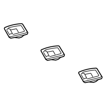 Ford FP5Z-54613E54-AC Seat Belt Bezel FP5Z-54613E54-AC Ford Seat Belt Bezel Illustration 1 of 1