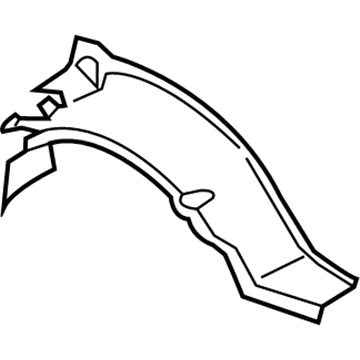 Ford DT1Z-6127895-J Panel - Wheelhouse - Outer