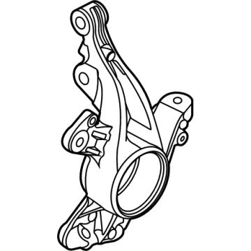 LX6Z-3K186-P Ford Knuckle - Front Wheel Illustration 1 of 1