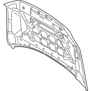 Lincoln JL7Z-16612-A Hood Assembly