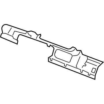 2L1Z-7827865-DA Ford Side Rail, Rear Inner Driver Side Illustration 1 of 1