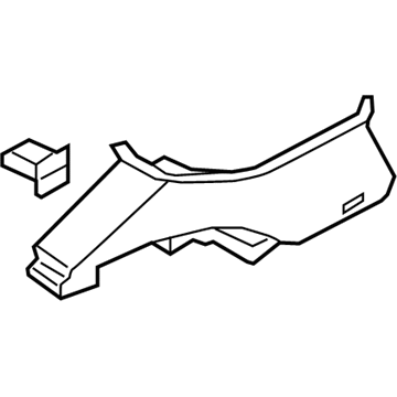 Ford CJ5Z-7831010-AE Trim - D Pillar