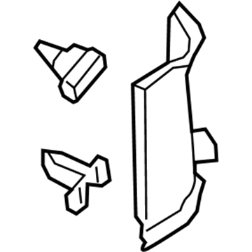 Ford CJ5Z-7852018-AA Trim - C Pillar