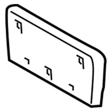 Ford 5F9Z-17A385-AAA Bracket - License Plate