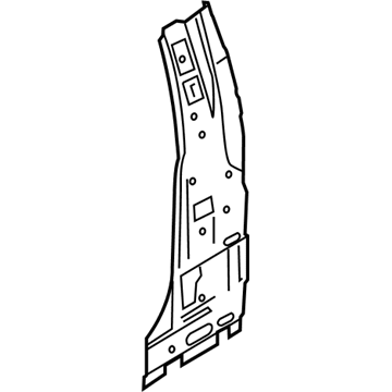 Ford HC3Z-2524300-A Pillar Assembly - Center B Pillar