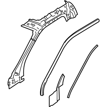 Ford HC3Z-2551186-B Rail Assembly - Body Side - Upper