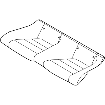 Ford PR3Z-6363804-AC Cover Assembly - Rear Seat Cushion