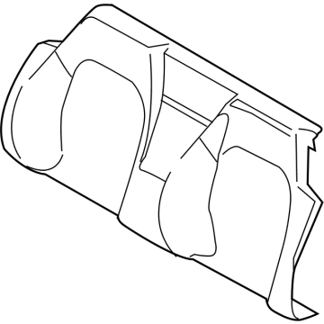 Ford PR3Z-6366600-AC Cover Assembly - Rear Seat Back