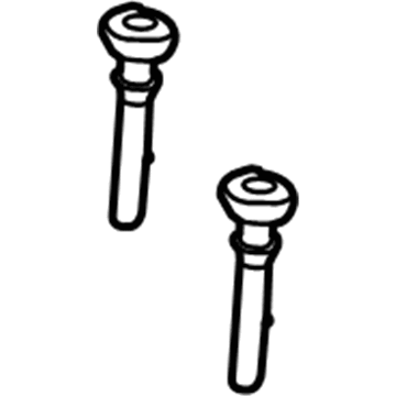 BK2Z-99610A16-BB Ford Headrest Guide, Center Outer Driver Side Illustration 1 of 1