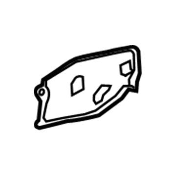 -W707261-S300 Ford Seat Belt Anchor Rivet, Rear Outer Illustration 1 of 1