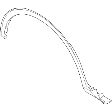 Lincoln R2TZ-16038-B Wheel Opening Molding