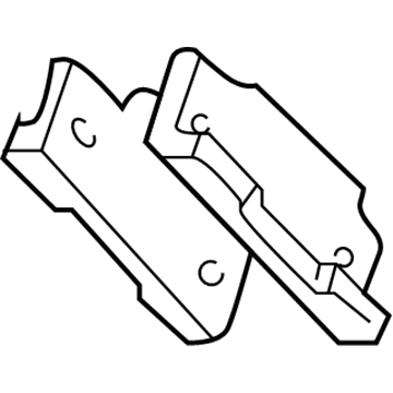 Ford 1L5Z-5775-AB Bracket - Rear Spring