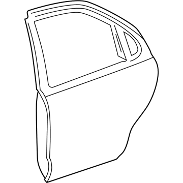 Ford 5S4Z-5424631-BA Door Assembly - Rear - Left
