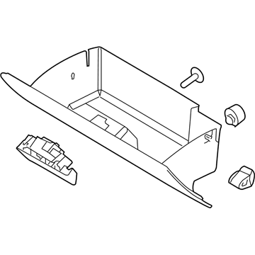 Ford BA8Z-7406024-AB Box Assembly - Glove Compartment
